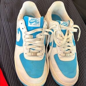 Nike Air Force 1 Sky Blue and White Shoes